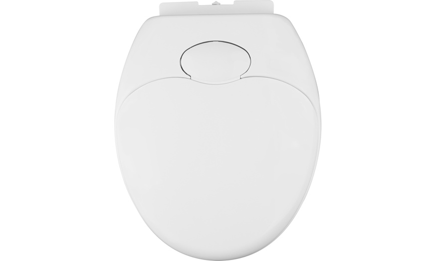 Image 8: Vinsani 2 in 1 Toilet Seat with Built-in Child Seat