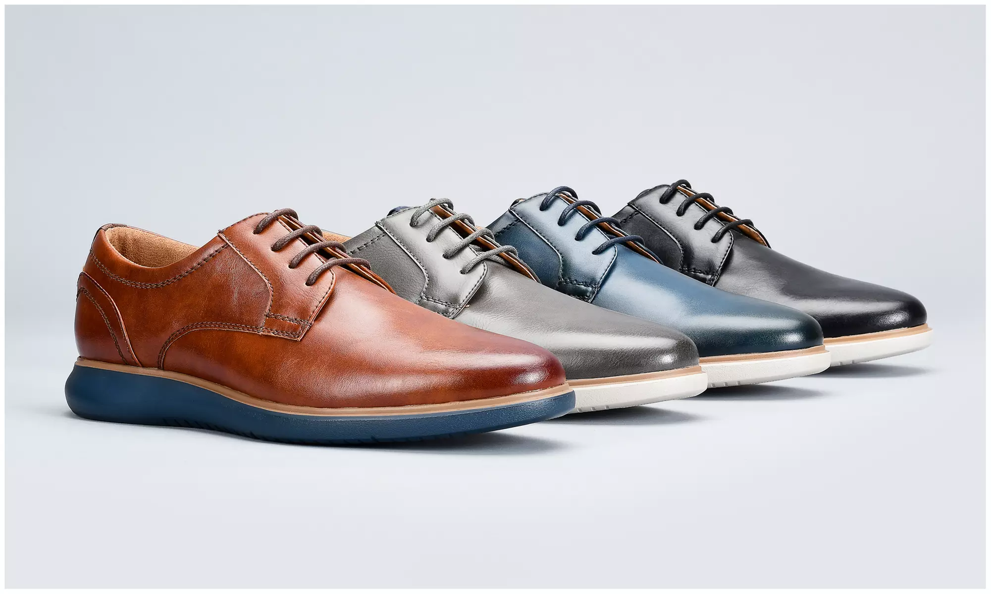 Harrison Men's Casual Lace-Up Derby Shoes - Primary Image