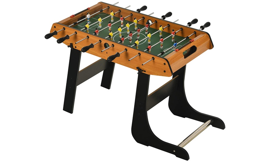 Image 3: HomCom Football Mini Indoor Gaming Table 