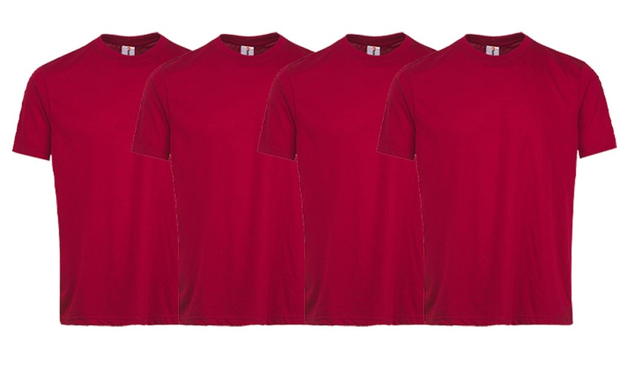 Image 4: Ten-Pack of Men's Plain T-shirts