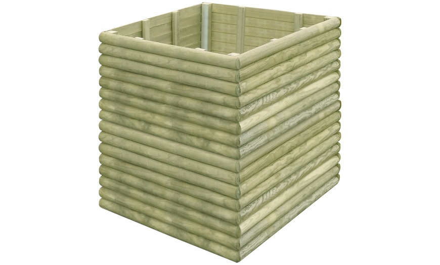 Image 39: Rectangular Wooden Planter