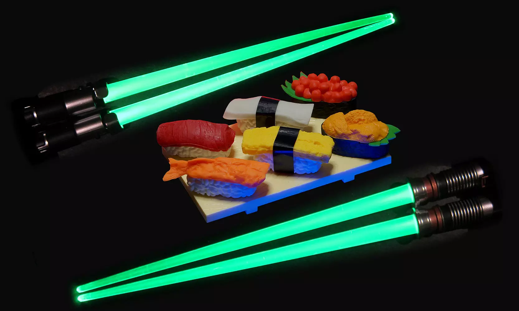 Star Wars Light-Up Lightsaber Chopsticks (1- or 2-Pack) - Image 7