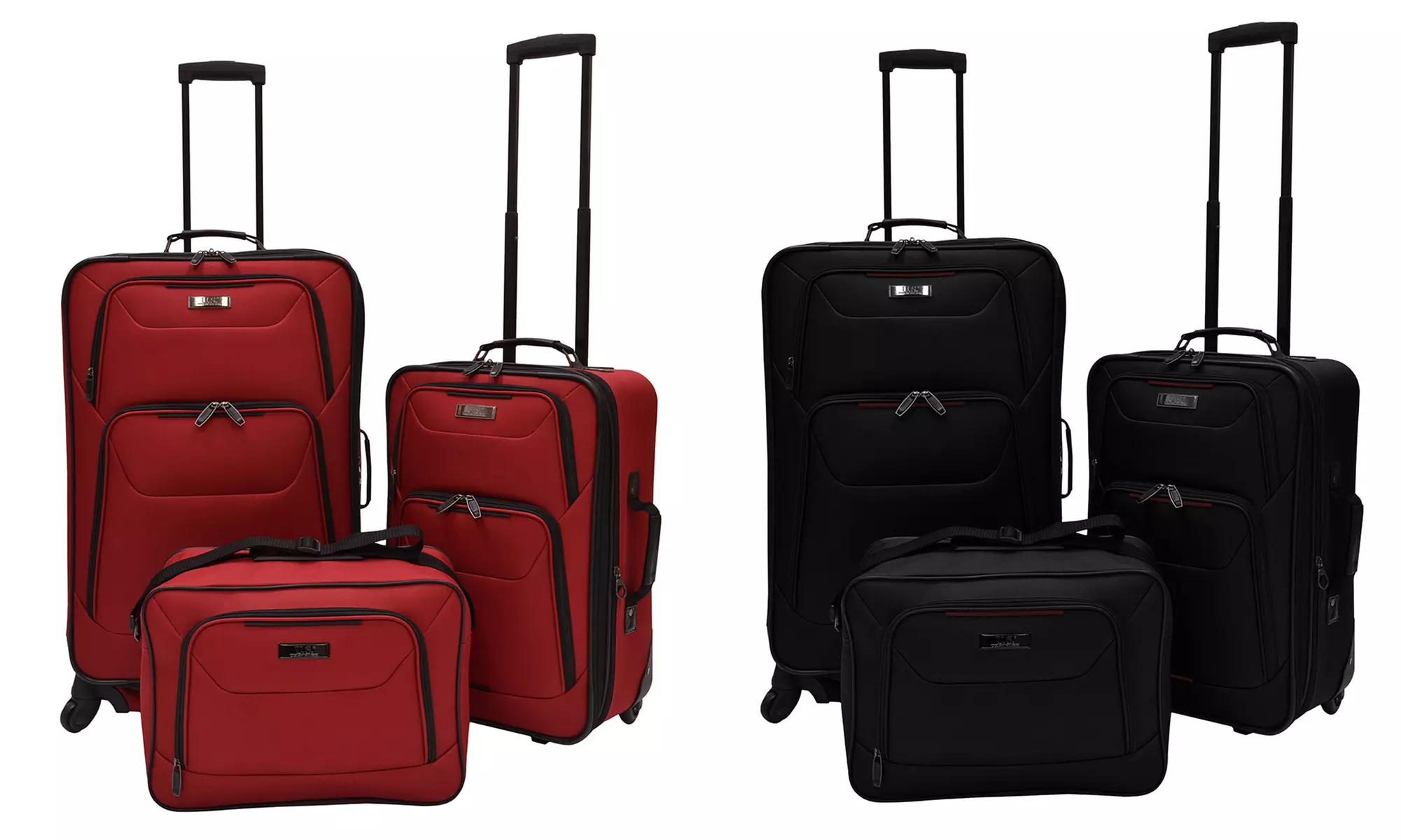 U.S. Traveler Delmont 3-Piece Expandable Luggage Set - Primary Image