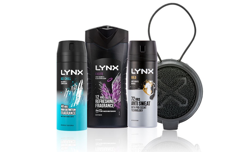 Image 2: Up to Four Lynx All Stars Trio and Body Scrub Gift Sets