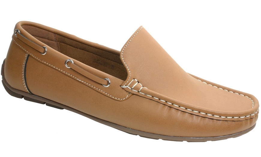 Image 5: Men's Slip-On Moccasin Shoes