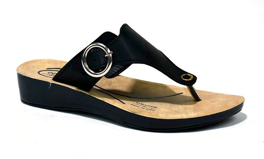 Image 25: Women's Summer Toe Post Sandals