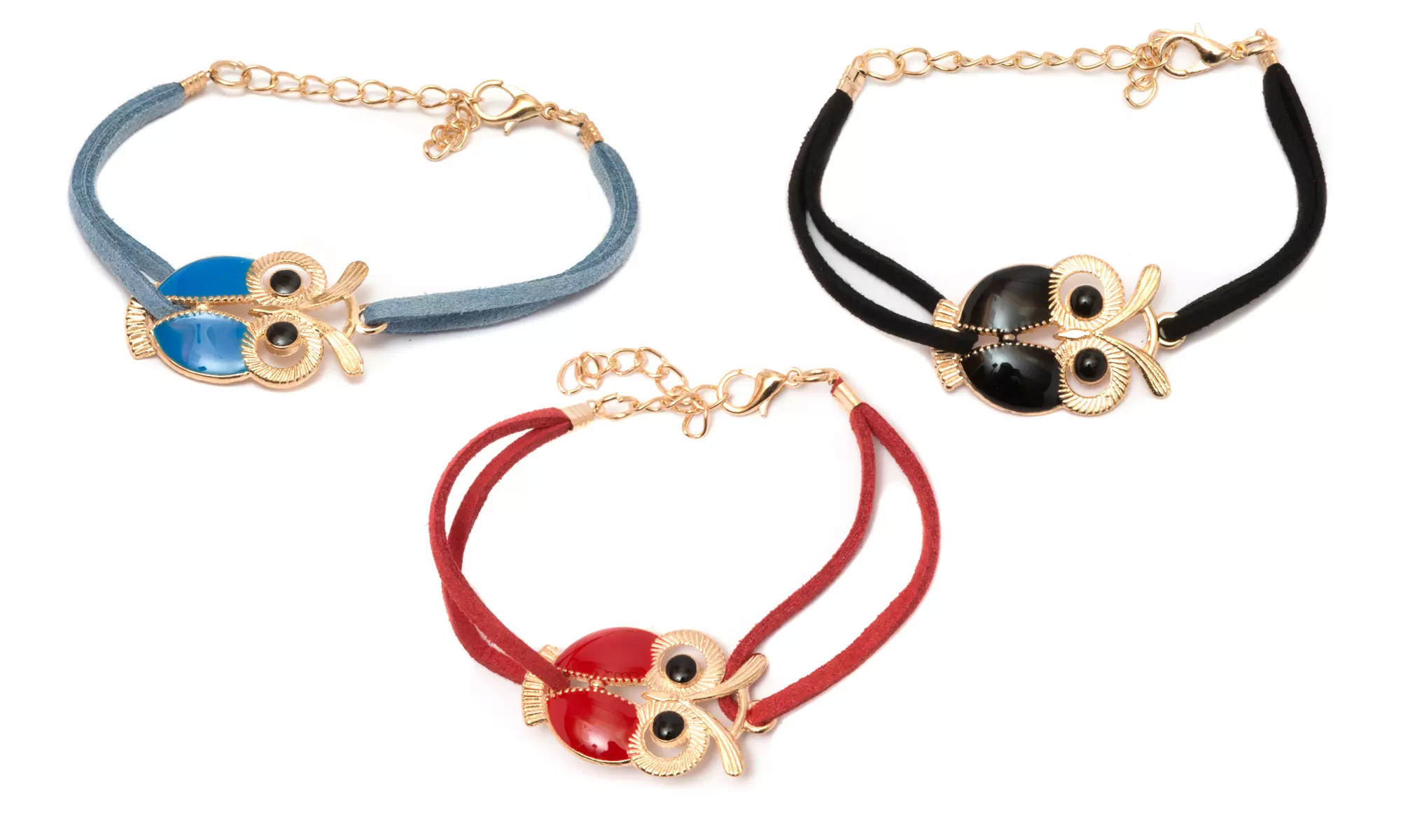 12K Gold-Plated Owl Bracelet
 - Primary Image