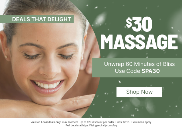 $30 MASSAGE