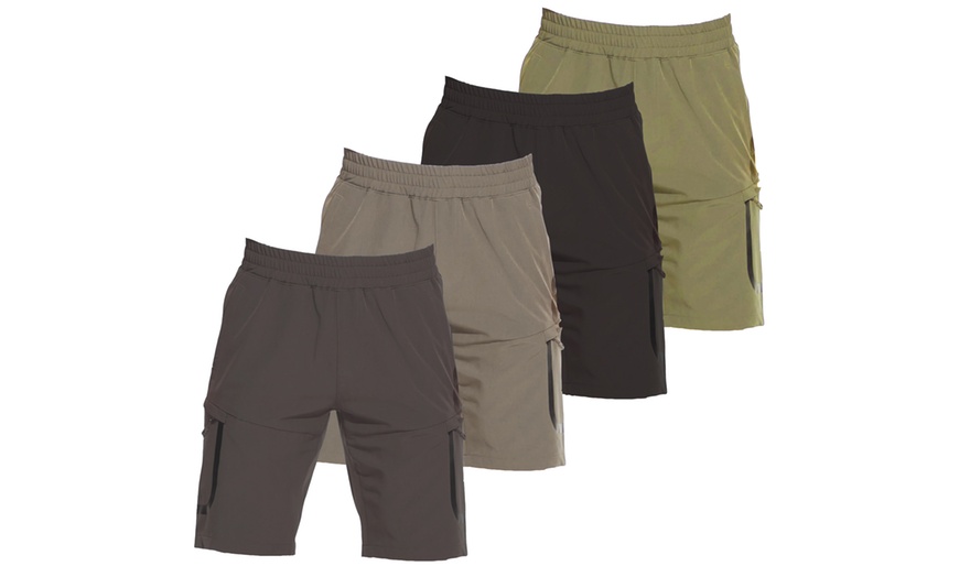 Image 3: Blu Apparel Men's Outdoor/Sports Shorts 