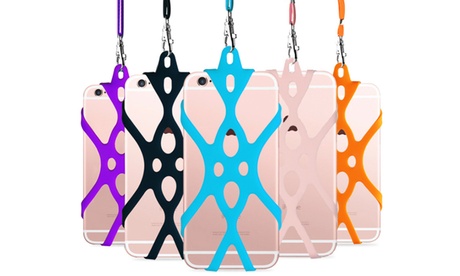 Funda de teléfono colgante con cordón