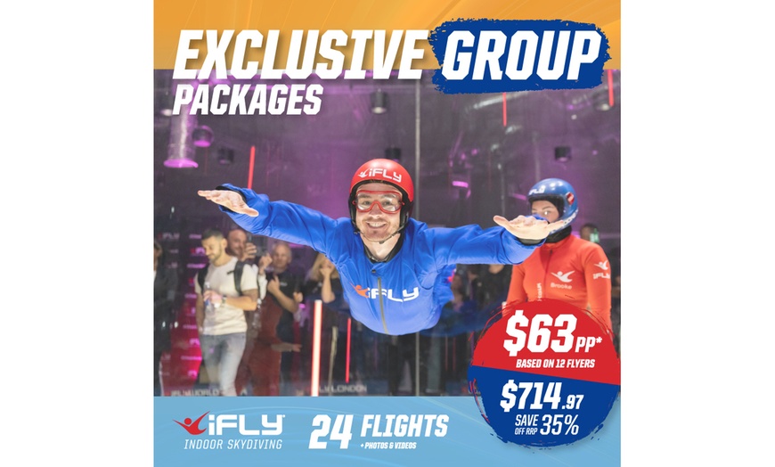 Image 1: The Group Spotlight Experience at iFLY Indoor Skydiving, Brisbane