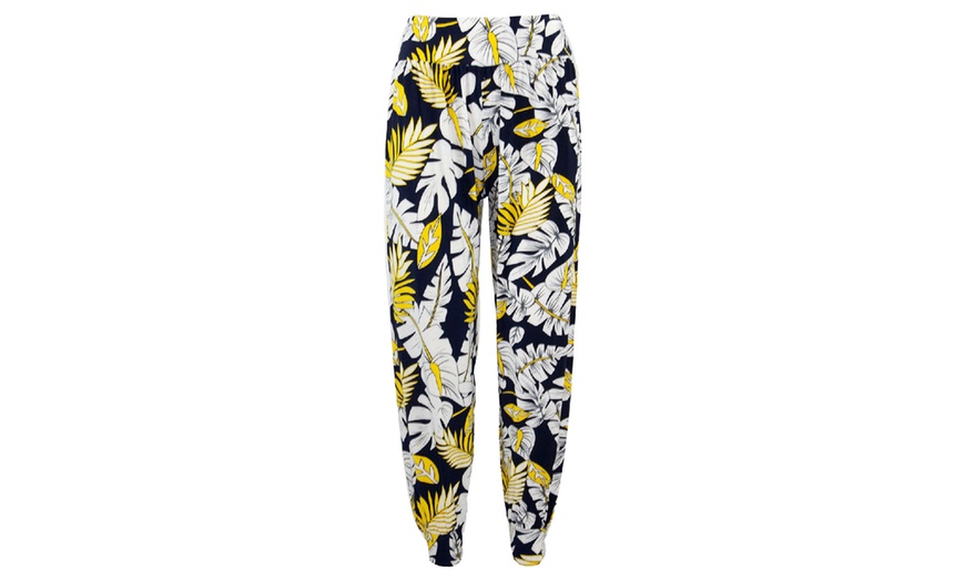 Image 10: Floral Baggy Leggings