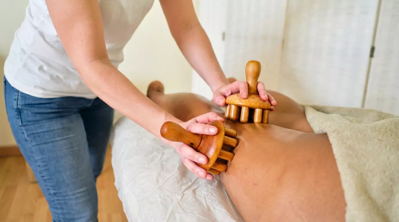 2, 4 o 6 sesiones de maderoterapia y presoterapia en 1 zona corporal