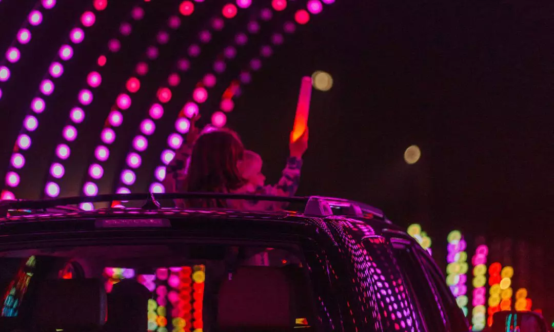 Drive Through a Spooky Light Show: Halloween Fun in South Jordan