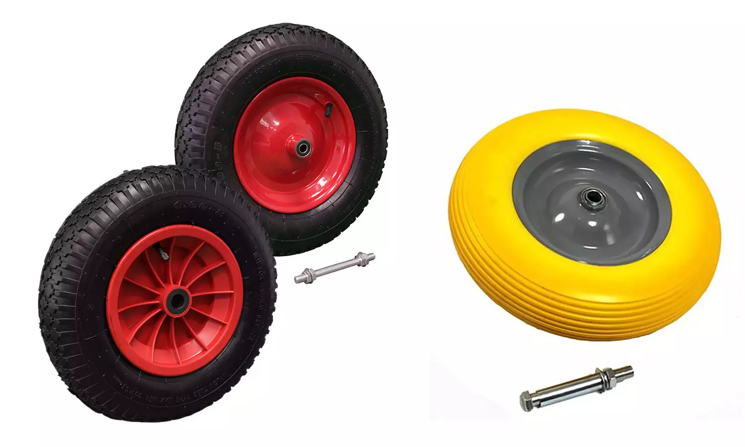 Grafner Schubkarrenrad, luftbereift, auf Kunststofffelge in der Ausführung nach Wahl - Primary Image