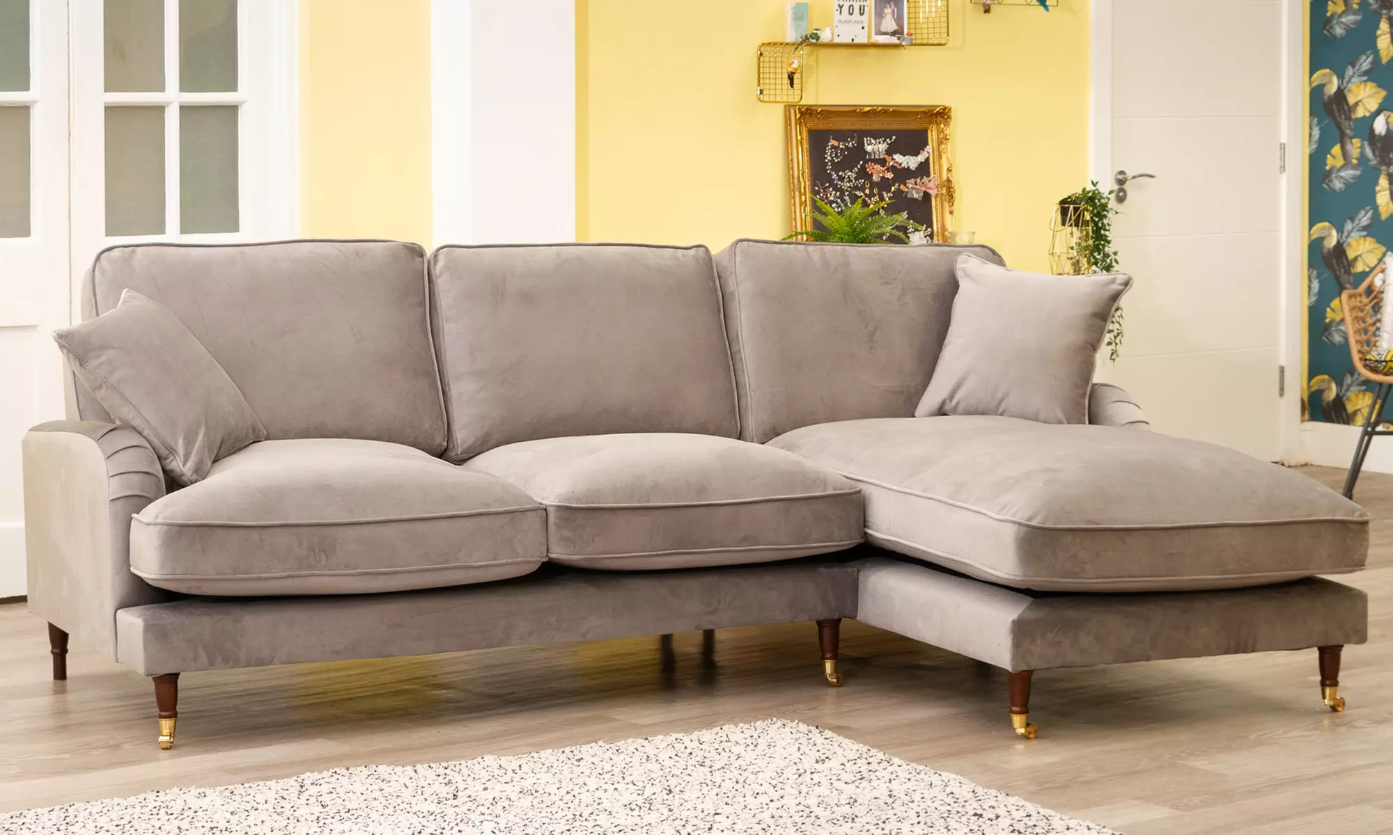 Callaway Velvet Sofa Selection