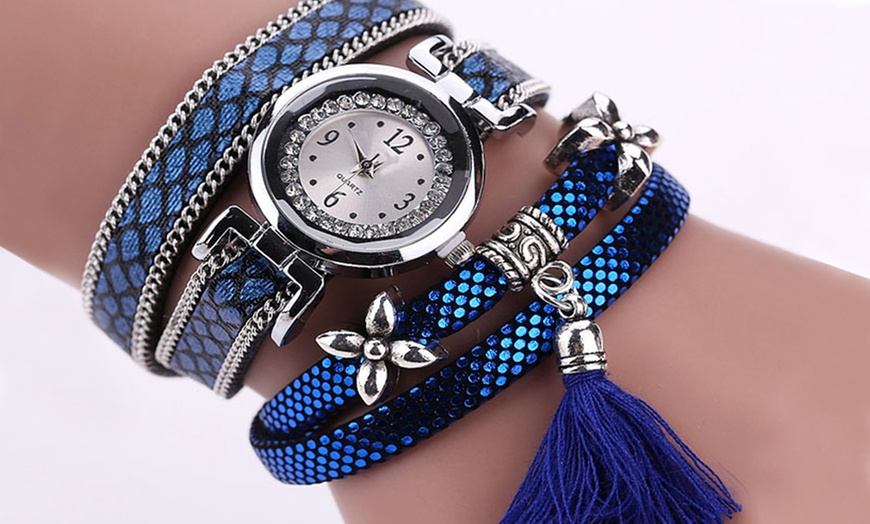 Image 12: Montre Lucy Multi-couche Wrap