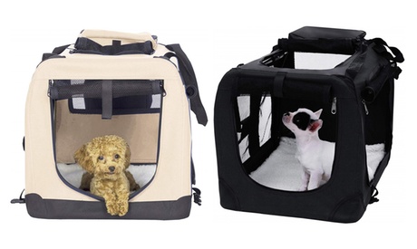 Sac de transport pliable avec tapis intégré pour animaux