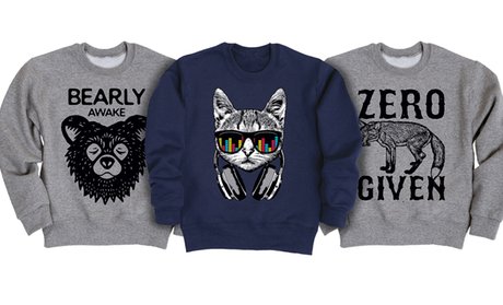 Men's Animal Crewneck Sweatshirts