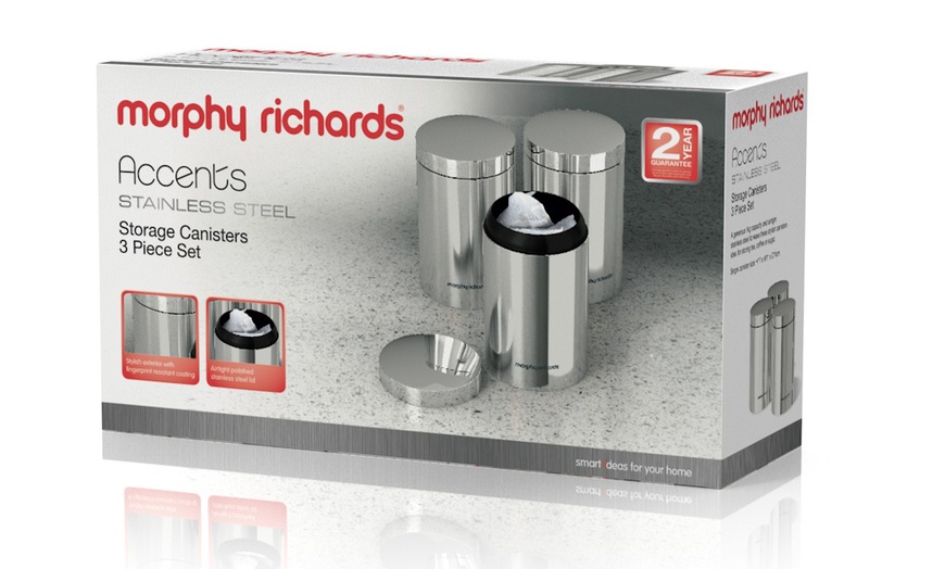 Image 9: Morphy Richards Set of Canisters