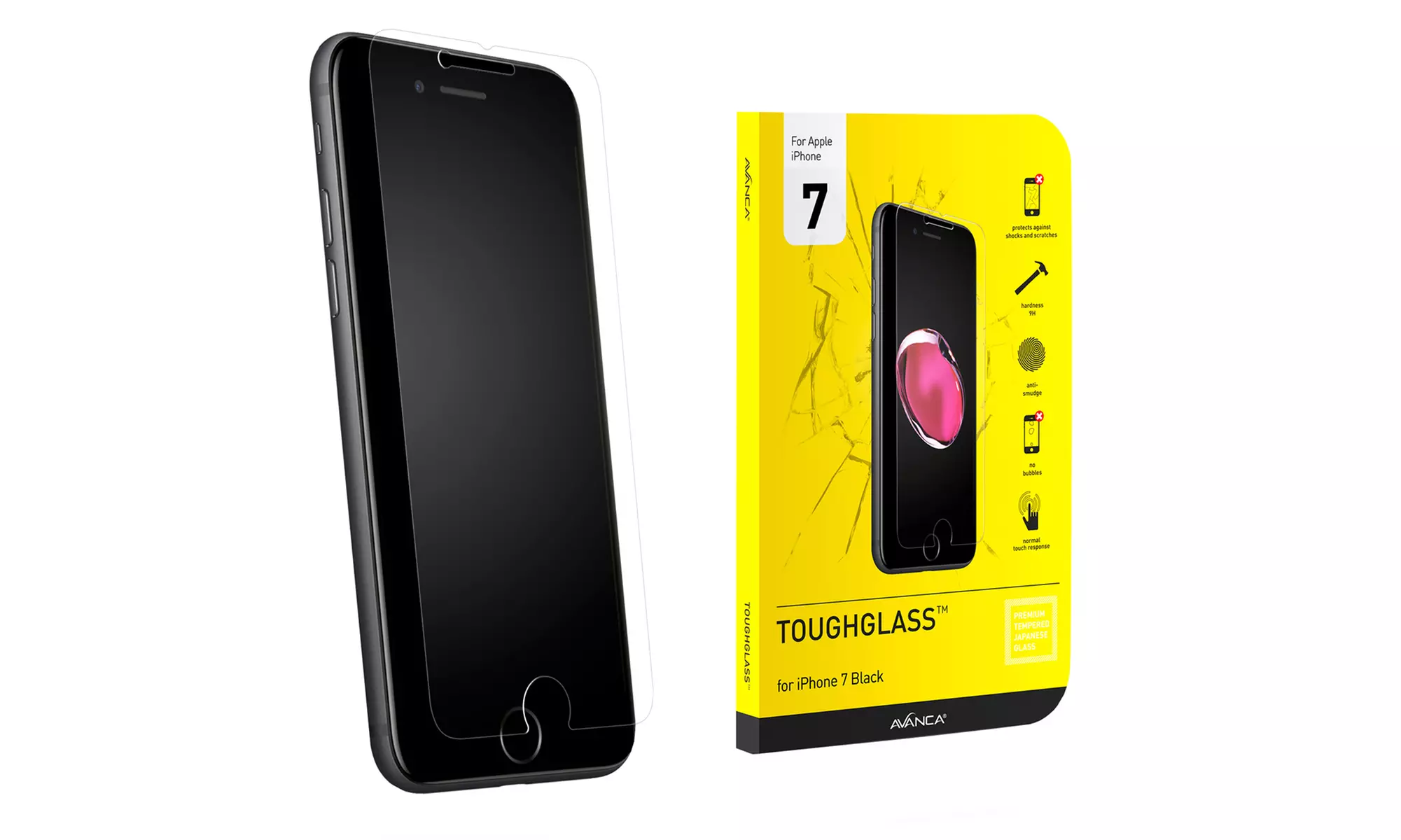 Film protecteur en verre trempé 3D smartphone iPhone / Samsung Galaxy / Sony / LG / Huawei - Primary Image