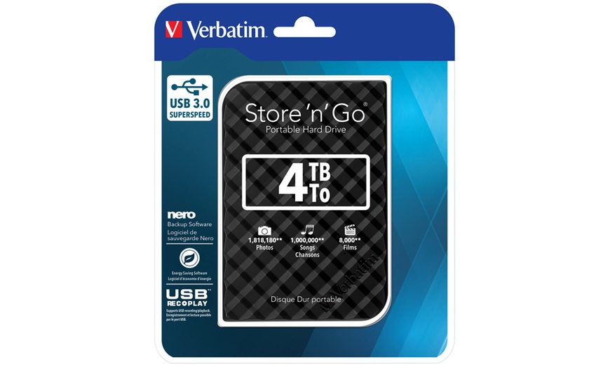 Image 6: Verbatim 2.5'' USB External HDD