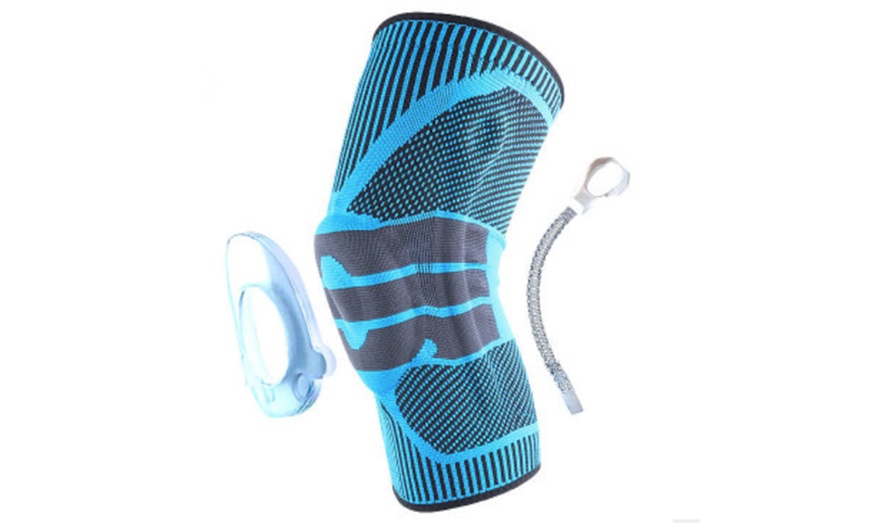 Image 2: Compression Silicone Knee Sleeve