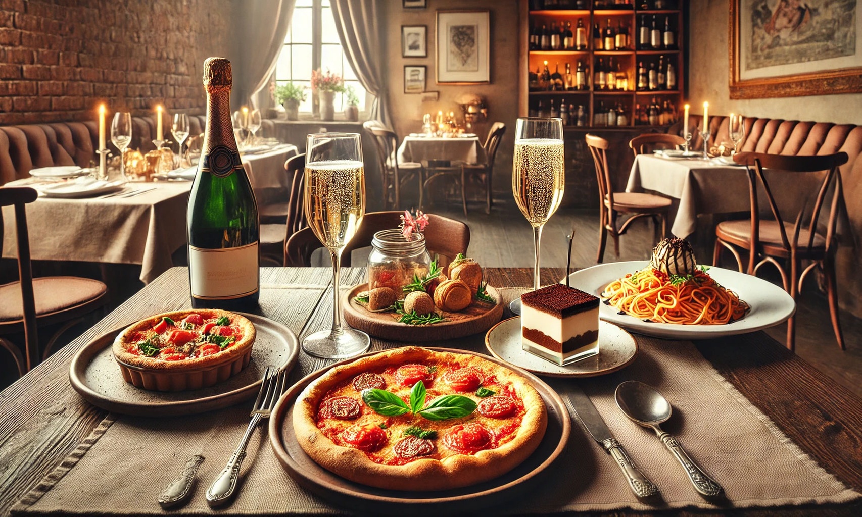 Italienisches 2- oder 3-Gänge-Menü für 1 - 4 Personen