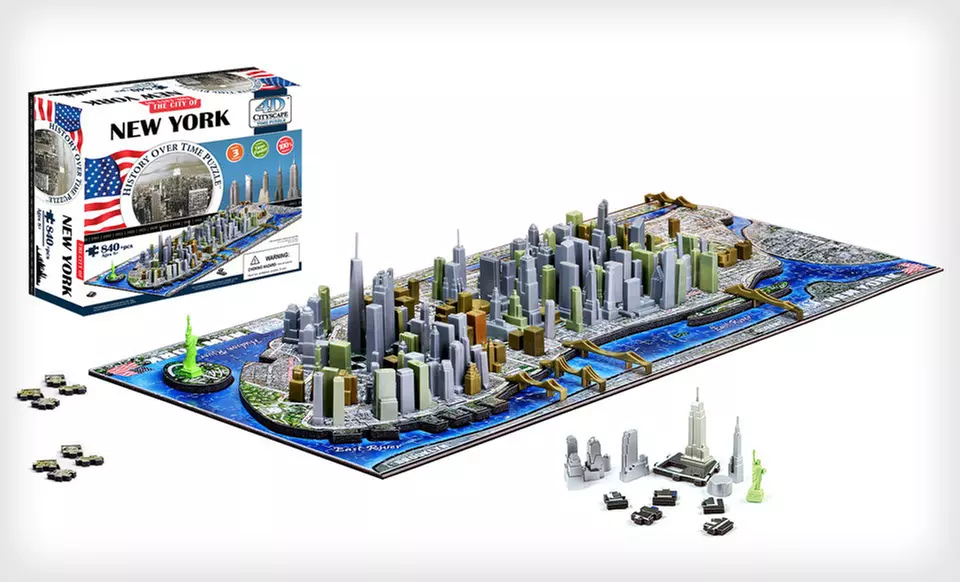 $24 for a 4DCityScape Puzzle ($39.99 List Price). Eight Options Available. Free Shipping and Free Returns. - Primary Image