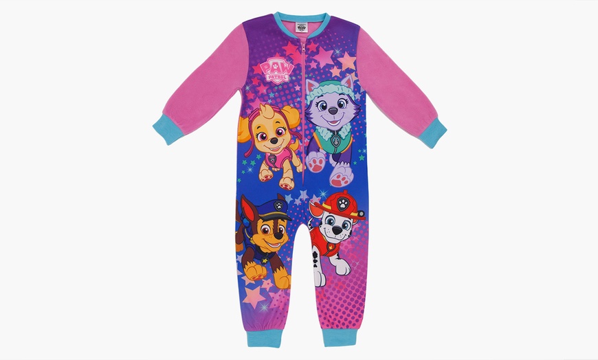 Image 4: Girls' Micro-Fleece Character Onesie