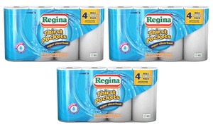  12 Regina Pocket Towel Rolls 