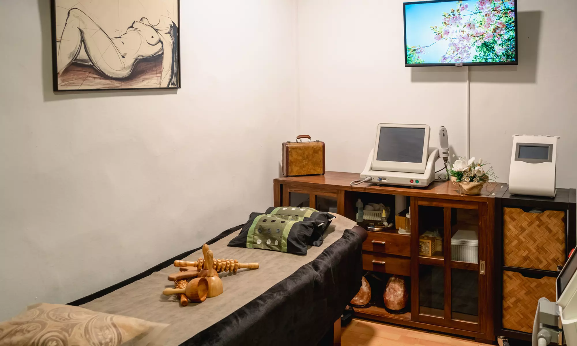 1 o 2 sesiones de masaje con ventosas y lámpara de moxibustión para 1