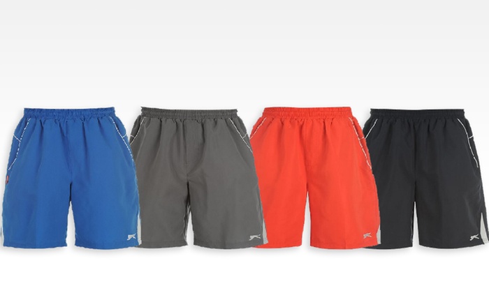 slazenger woven shorts mens