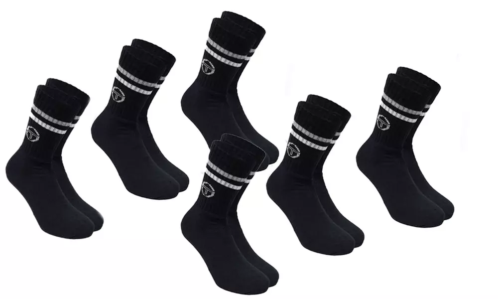 Lot de 6 ou 12 paires de chaussettes Sergio Tacchini