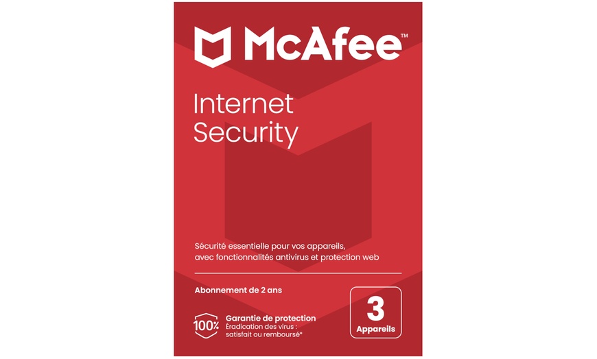 Image 2: Abonnement de 2 ans à McAfee Internet Security pour 3 appareils