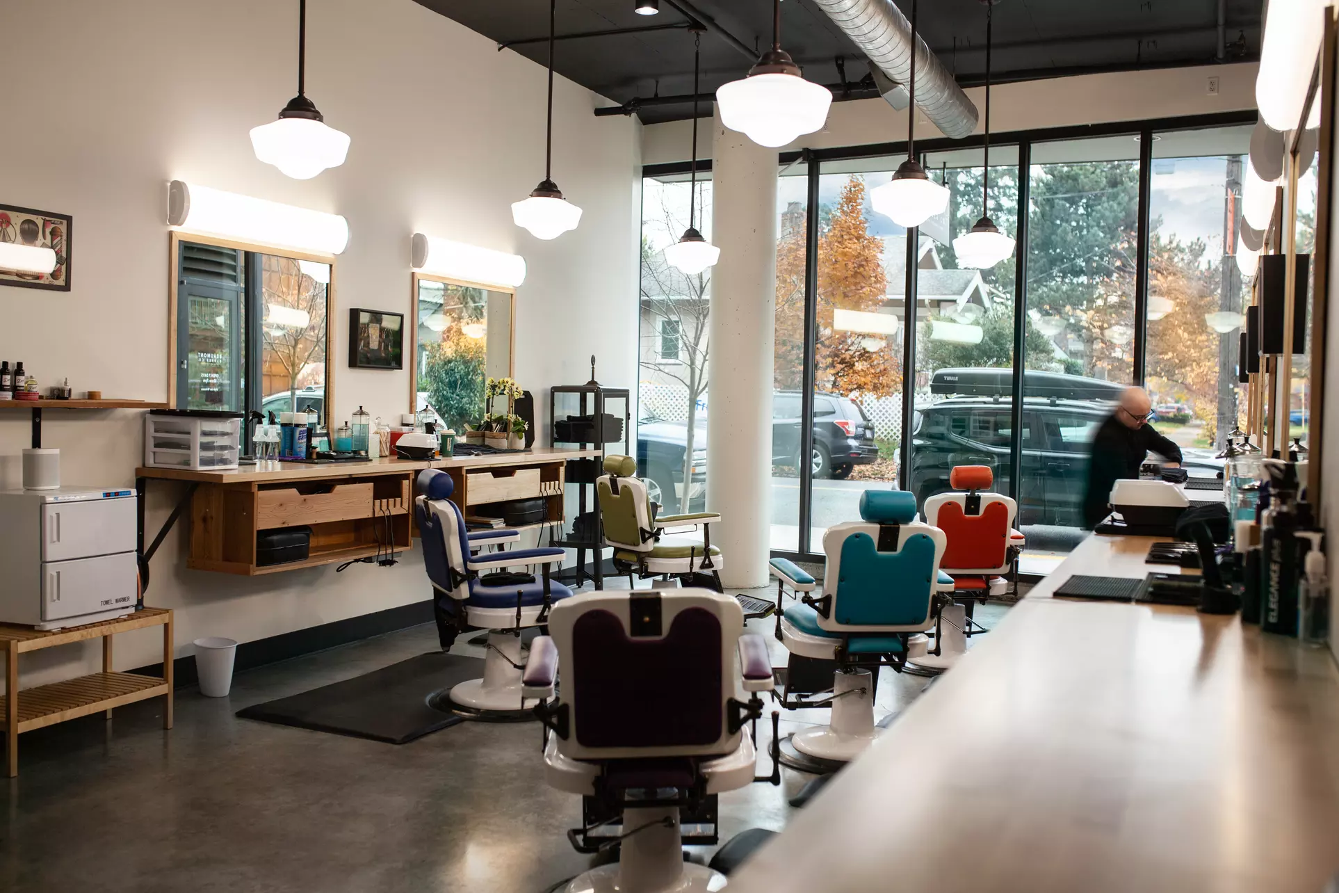 One or Three Men's Haircuts or Hot-Towel Straight-Razor Shaves at Beaumont Barber Co. (Up to 54% Off) - Primary Image