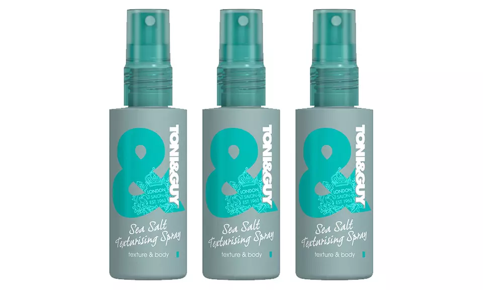 3 ou 6 sprays d'eau salée de la marque Tony&Guy effet wavy retour de plage - Primary Image