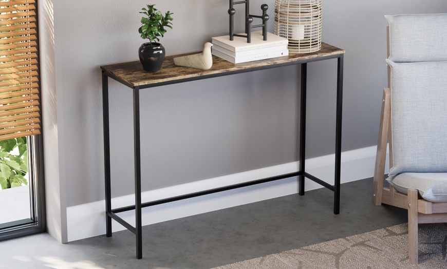 Image 7: Industrial Style Brooklyn Console Tables