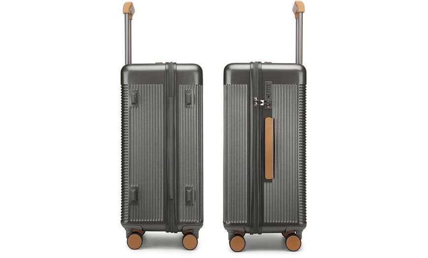 Image 13: 24-Inch Hard Shell Suitcase in Various Colours