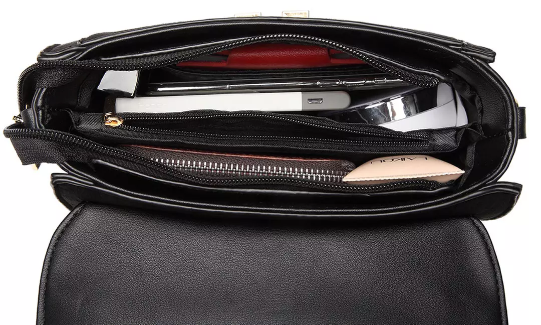 Schoudertas van imitatieleer