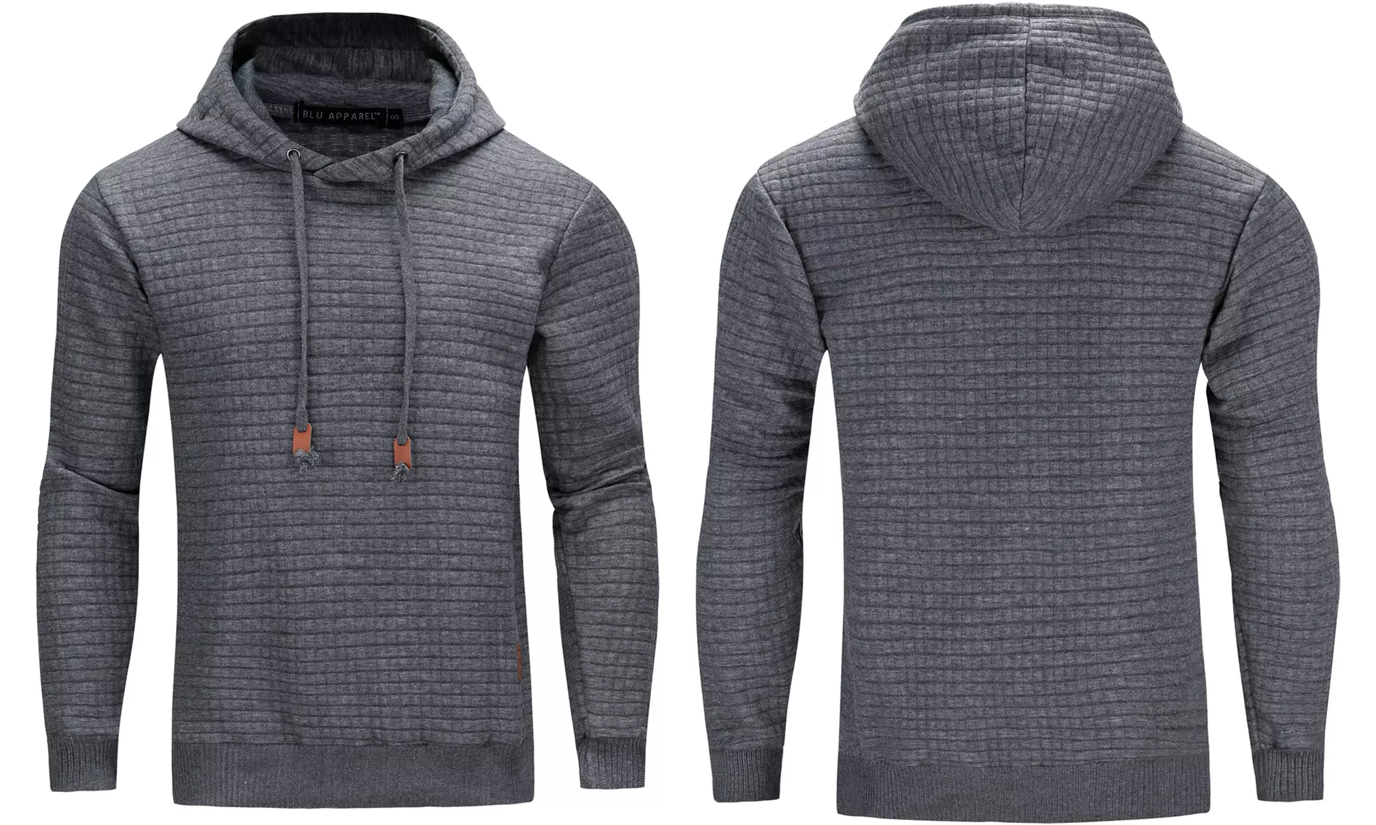 Blu Apparel Nathan Textured Hoodie