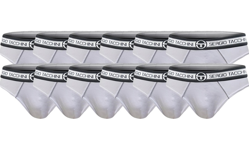Image 5: Pack de 6 o 12 slips con algodón bielástico de Sergio Tacchini