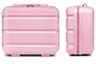 KONO 1 to 4-Piece Hard Shell PP Suitcase Pink Color With TSA Lock - Second Medium