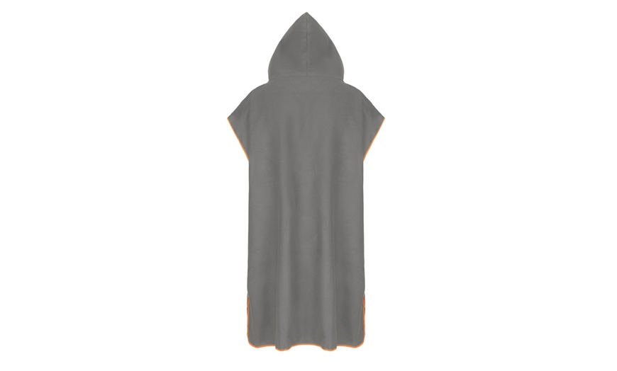 Image 13: Blu Apparel Mikrofaser Bademantel / Strandponcho zum Wechseln