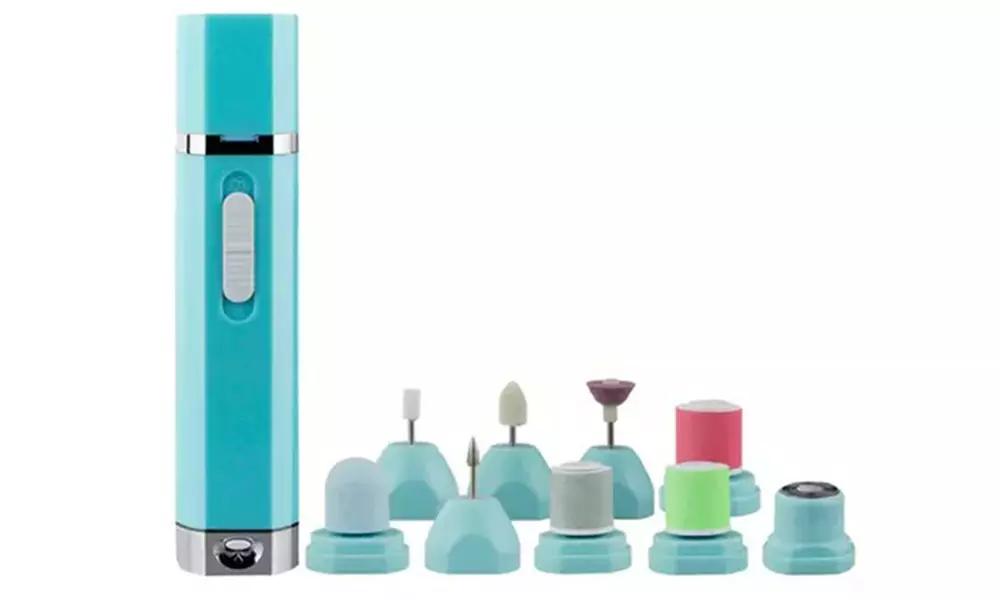 Nine-in-One Manicure and Pedicure Electric Drill Set