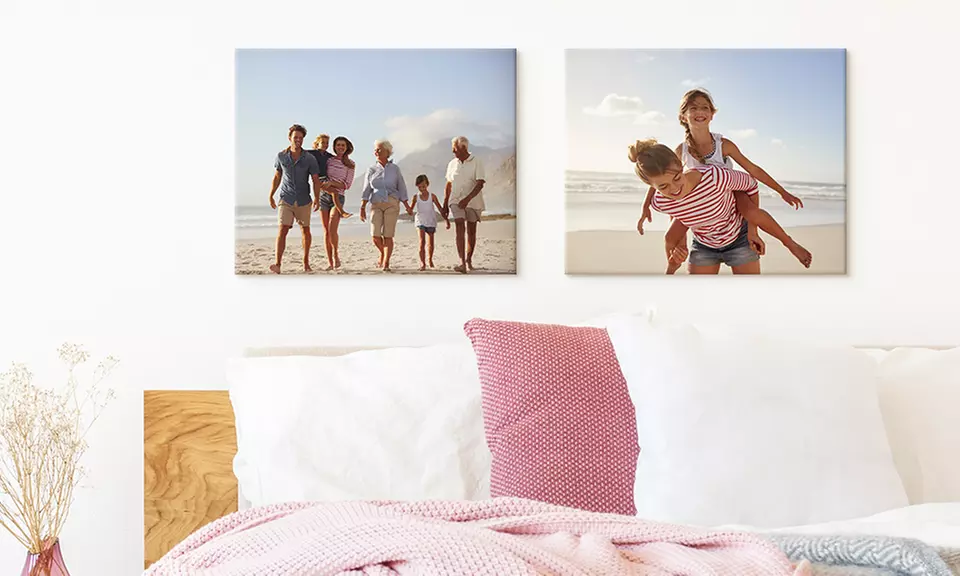 Leg je mooiste herinneringen vast: foto op canvas diverse afmetingen