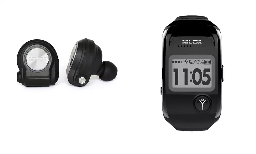 Image 1: Fitnesstracker of -koptelefoon