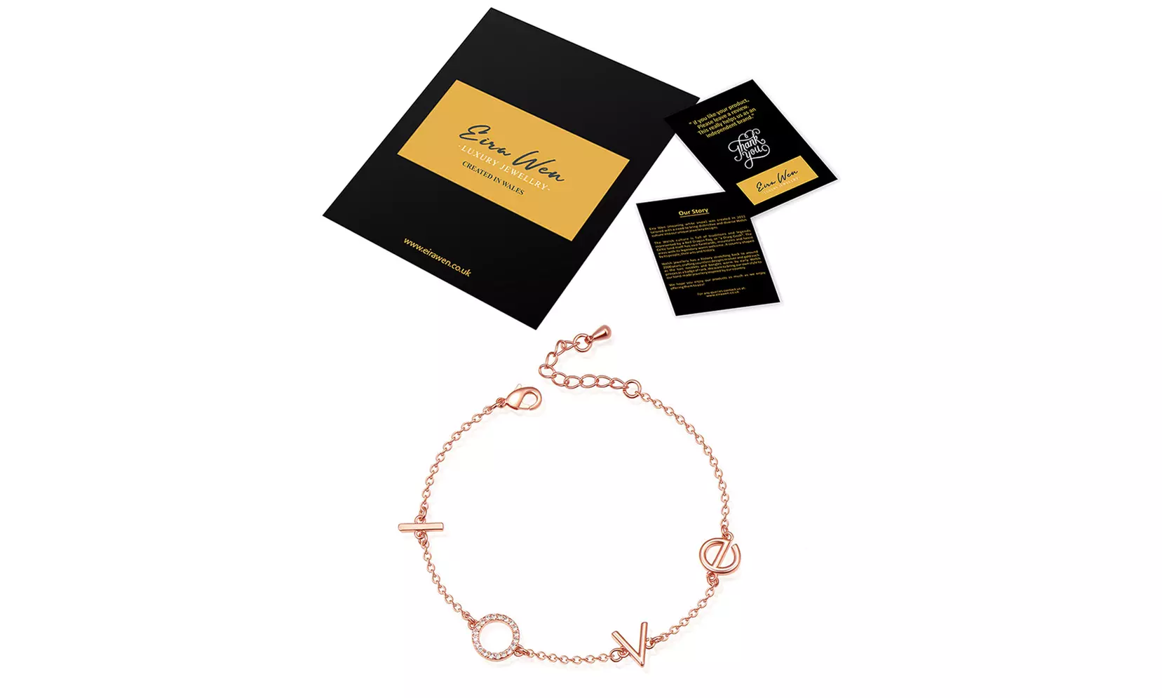 Bracelets ornés de cristaux de Swarovski® avec breloques Eira Wen®