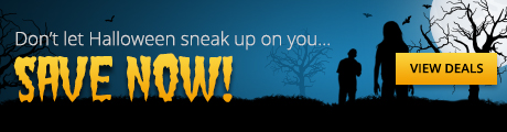 Don't let Halloween sneak up on you�. Save Now!