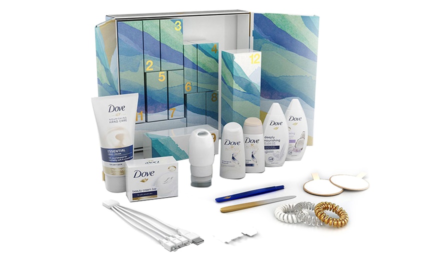 Image 1: Up to Four Dove Gently Nourishing Calendar Gift Sets